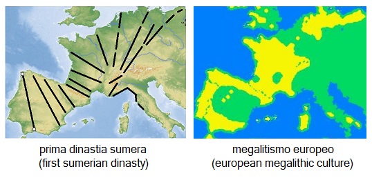 Prima dinastia sumera e megalitismo europeo (first Sumerian dinasty and European megalithic culture)