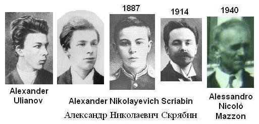 Alessandro Nicolo' Mazzon (Alexander Nicolaievich Scriabin, Alexander Ulianov)